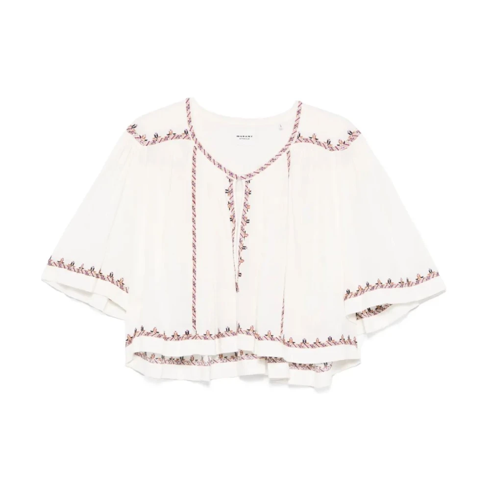 Isabel Marant Étoile Stijlvolle Felicity Top voor vrouwen Beige Dames