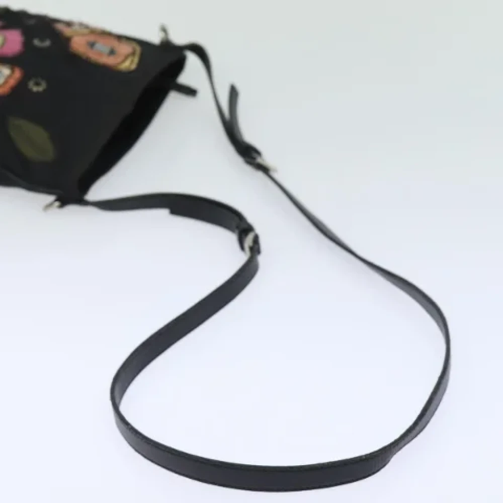 Prada Vintage Pre-owned Nylon prada-bags Black Dames