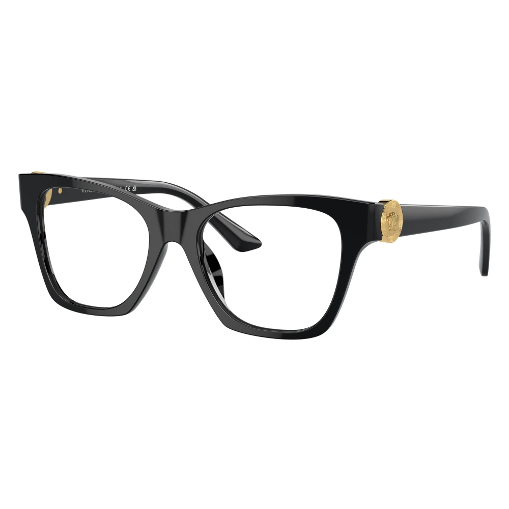 Versace Unisex Black Glasses, 52 Mm, 0Ve3341u