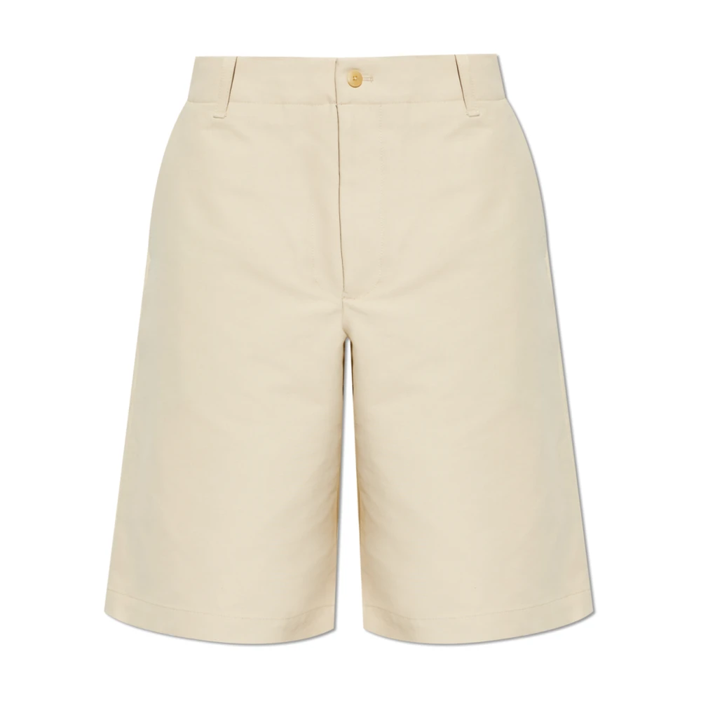 Jacquemus Beige Bermudas, Male, M, Camargue Shorts