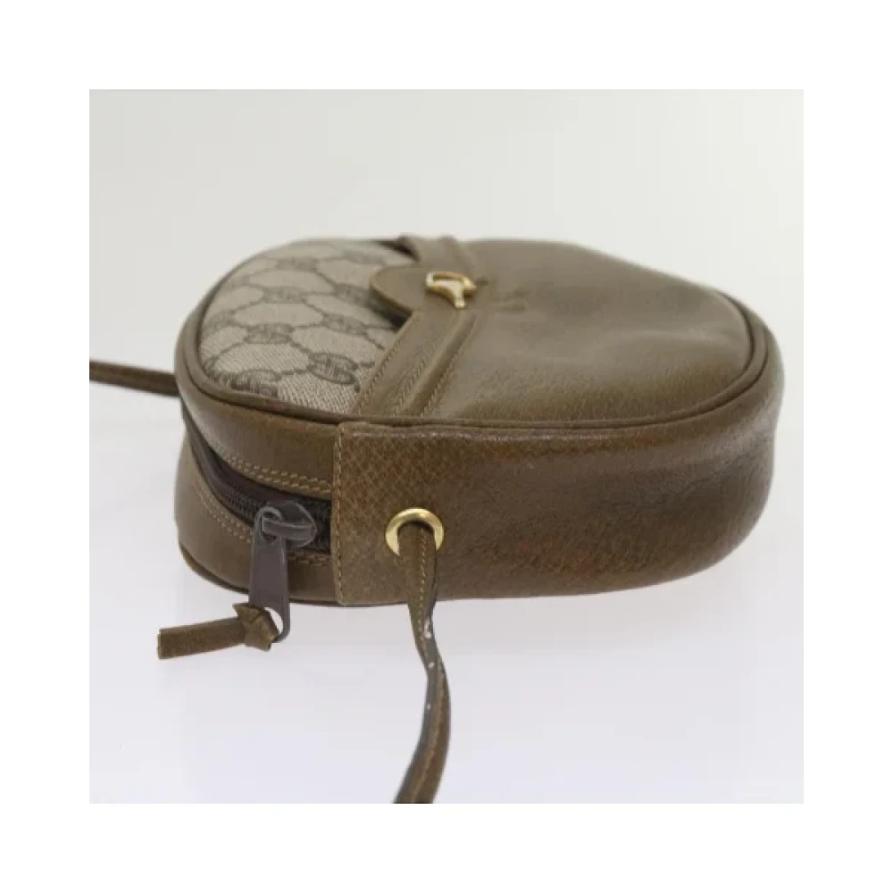 Gucci Vintage Pre-owned Canvas gucci-bags Beige Dames