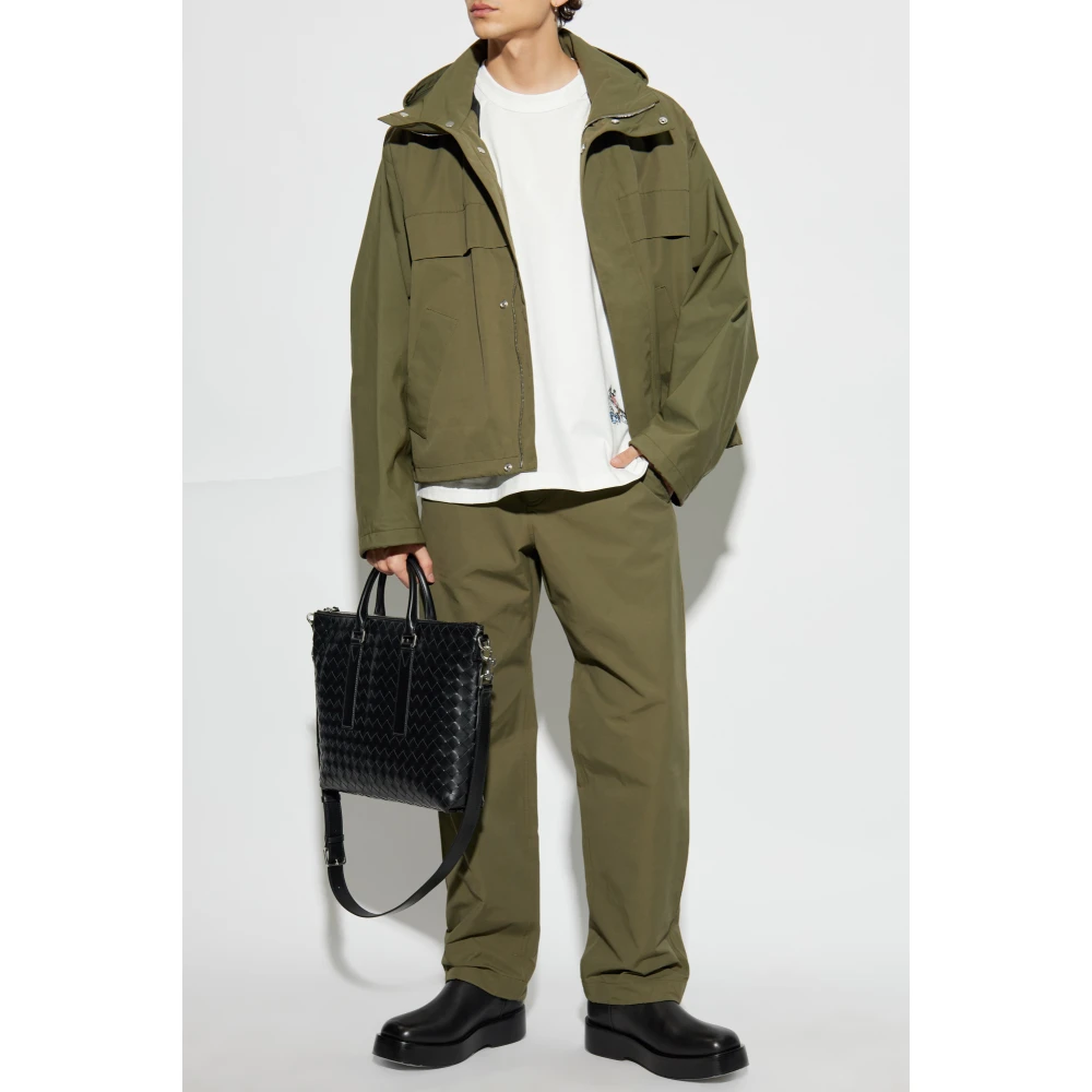 Bottega Veneta Capuchonjack Green Heren