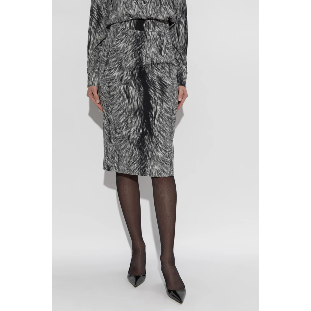 Dolce & Gabbana Zijden rok Gray Dames