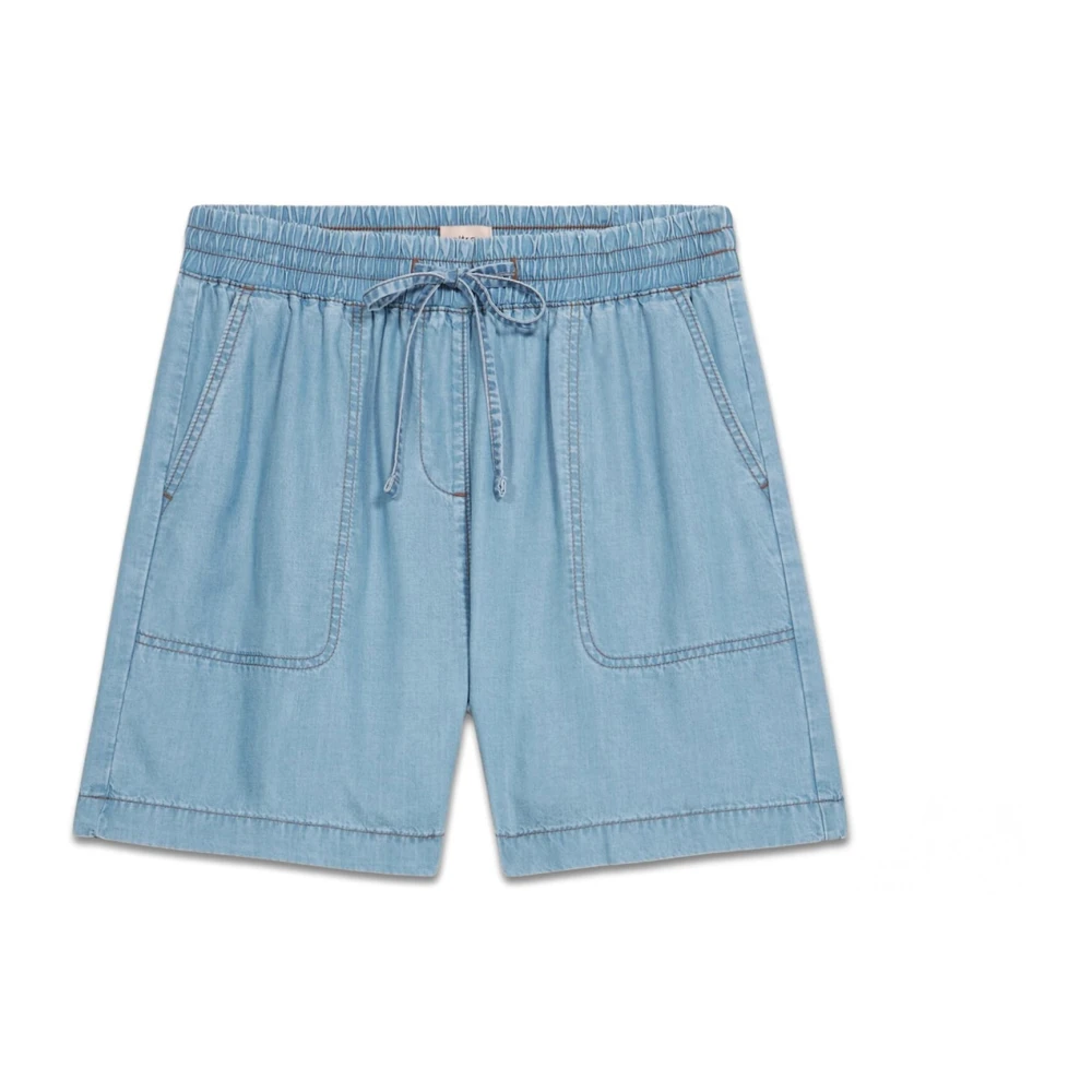 Oltre Shorts gemaakt van Tencel Blue Dames
