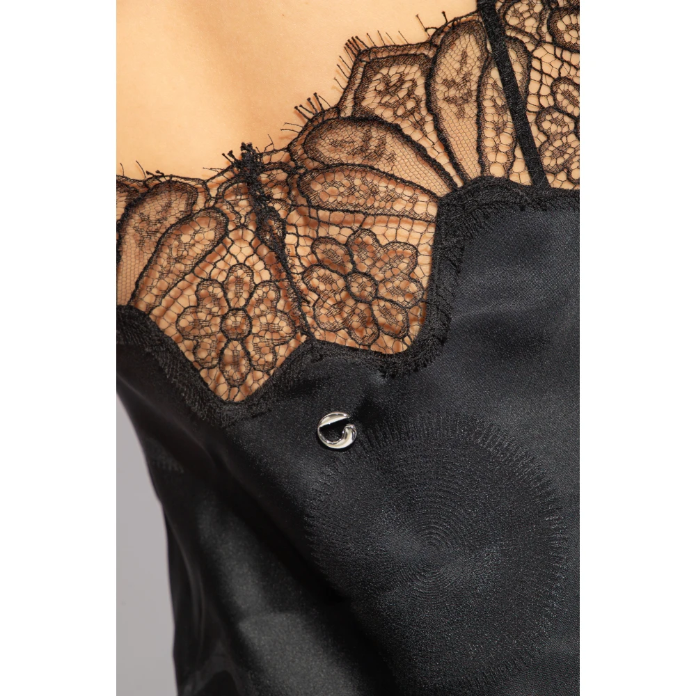 Coperni Lingerie-stijl jurk Black Dames