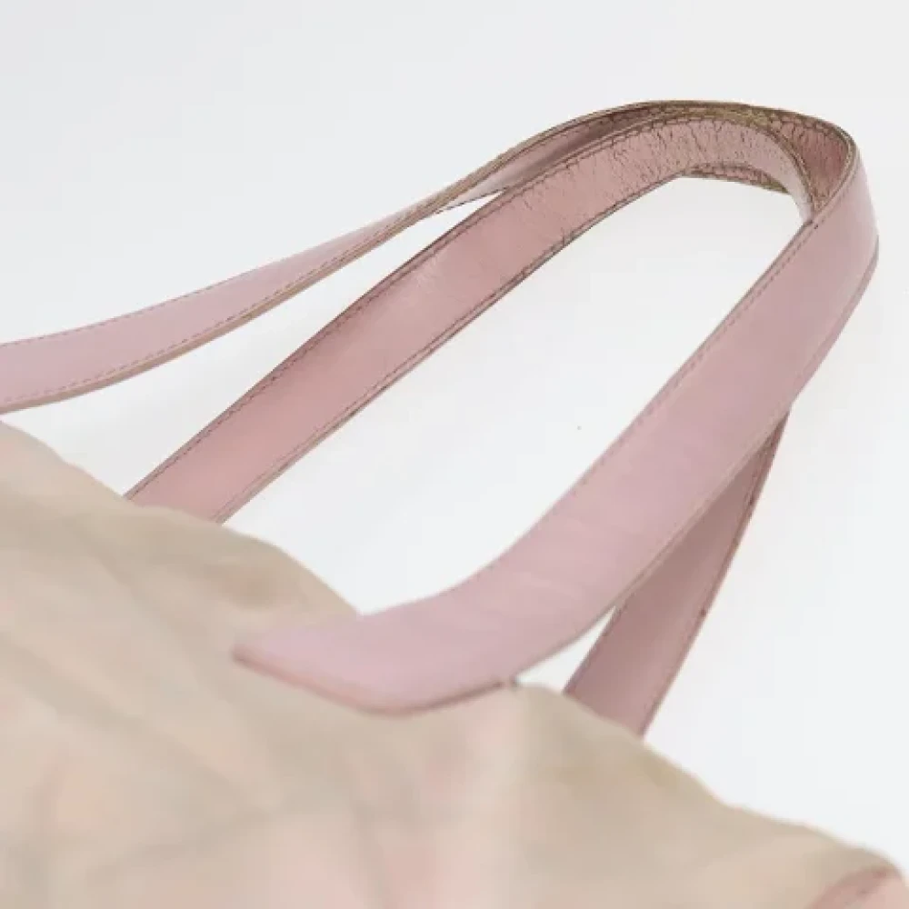 Chanel Vintage Pre-owned Leather handbags Pink Dames