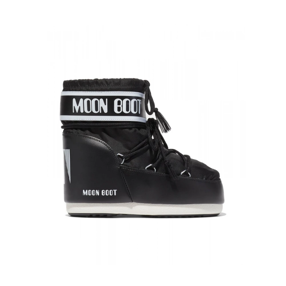 Moon Boot Icon Low Nylon Boot Svart Black, Dam