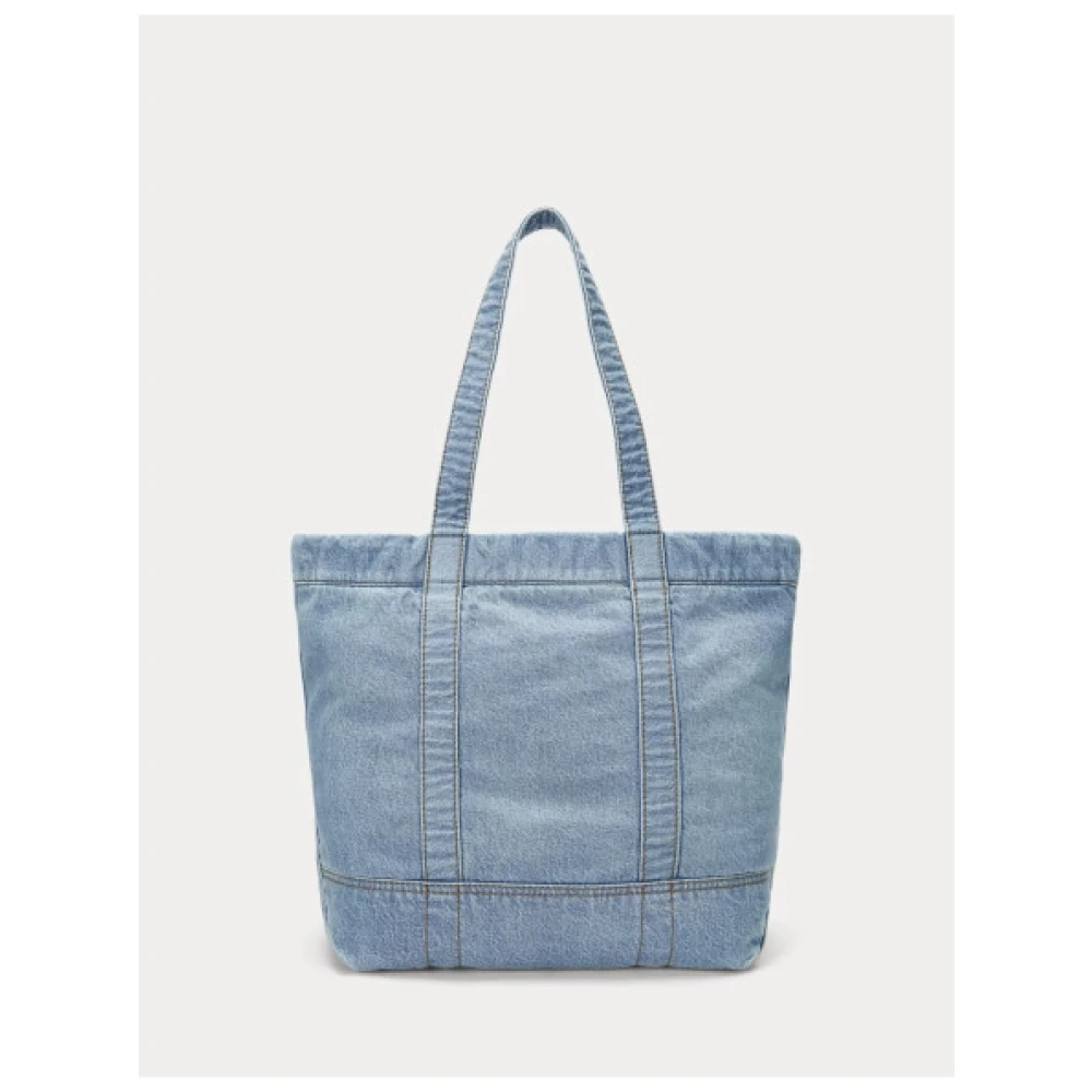 Polo Ralph Lauren Denim Polo Bear Schoudertas Blue Dames