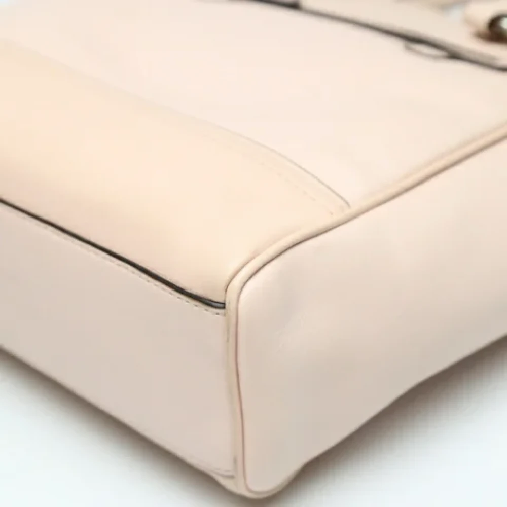 Coach Pre-owned Fabric handbags Beige Dames