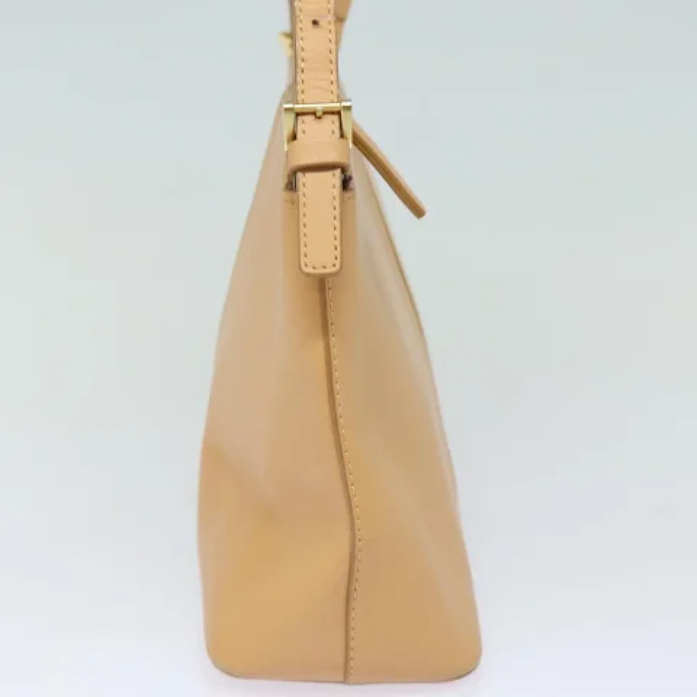 Burberry Vintage Pre-owned Canvas shoulder-bags Beige Dames