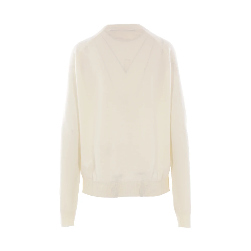 Meta Campania Collective Merino wollen pullover trui White Dames