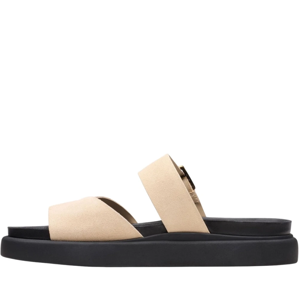 Clarks Beige Sliders, Female, 4 Uk, Aristella Mule