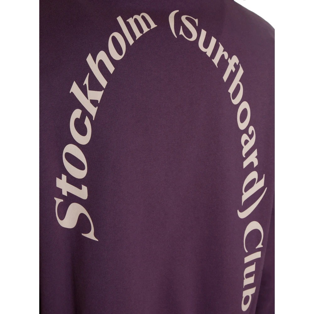 Stockholm Surfboard Club Surfboard Club Hoodie Purple Heren