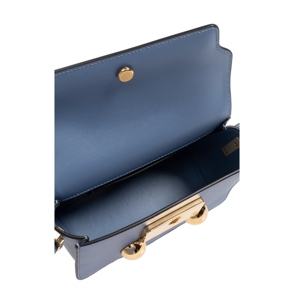 Marni Schoudertas Trunkaroo Mini Blue Dames