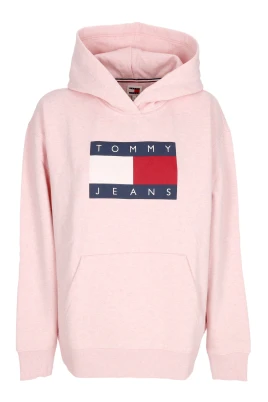 Avslappnad Melange Flag Hoodie