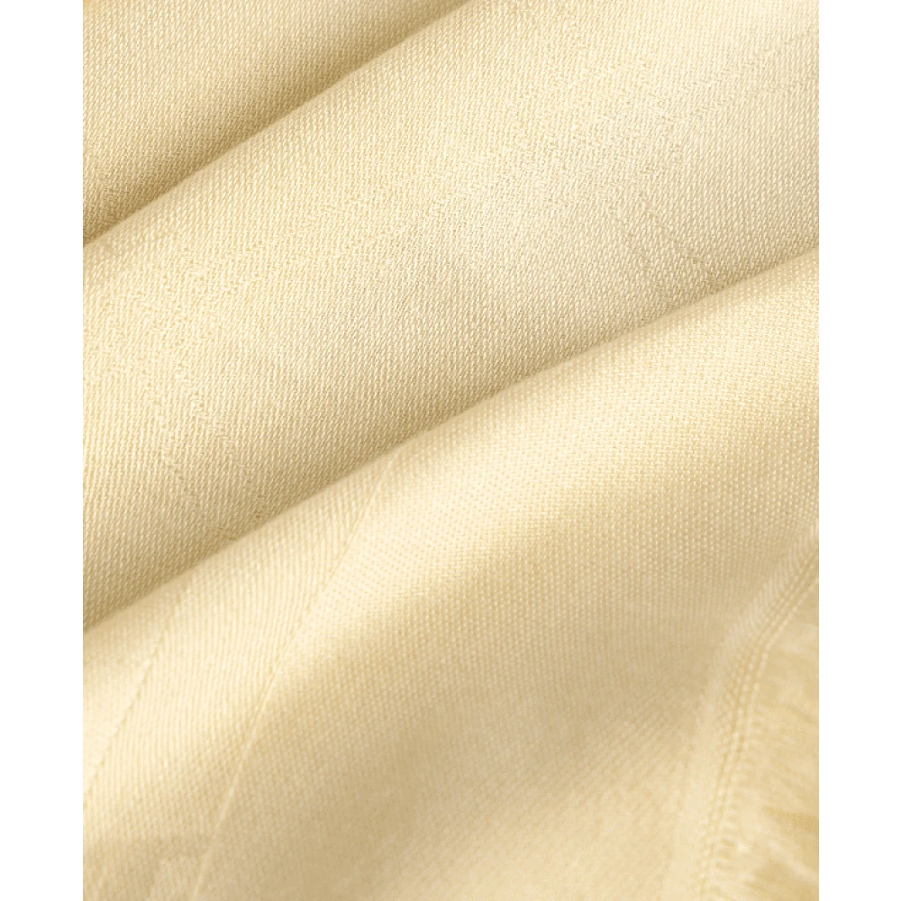 Elisabetta Franchi Diamant Jacquard Pashmina Lemonade Beige Dames