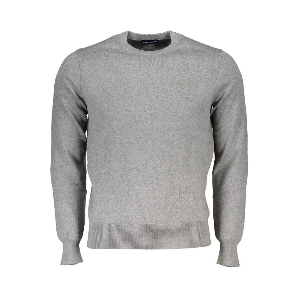 North Sails Men's Gray Round-Neck Knitwear, Xl, Grey Polyamide Jumper For