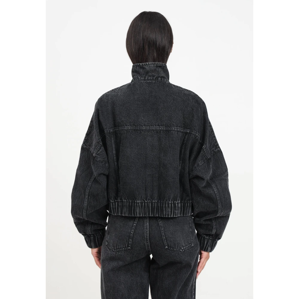 adidas Originals Zwarte Denim Jack Premium Essentials Black Dames