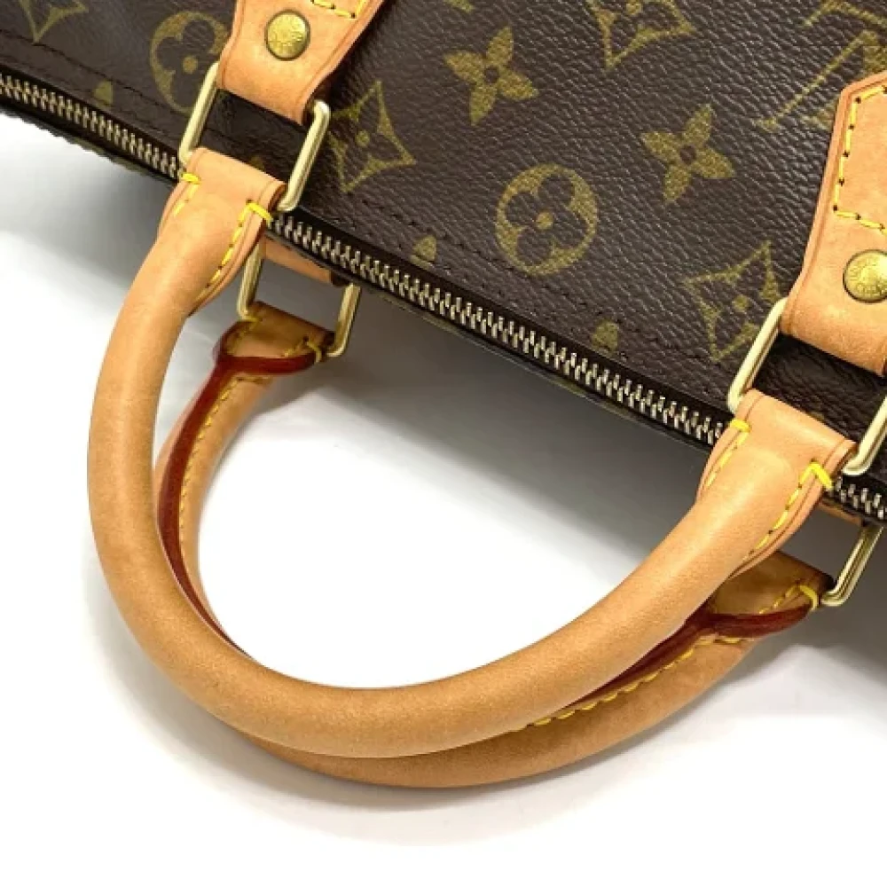 Louis Vuitton Vintage Pre-owned Cotton louis-vuitton-bags Brown Dames