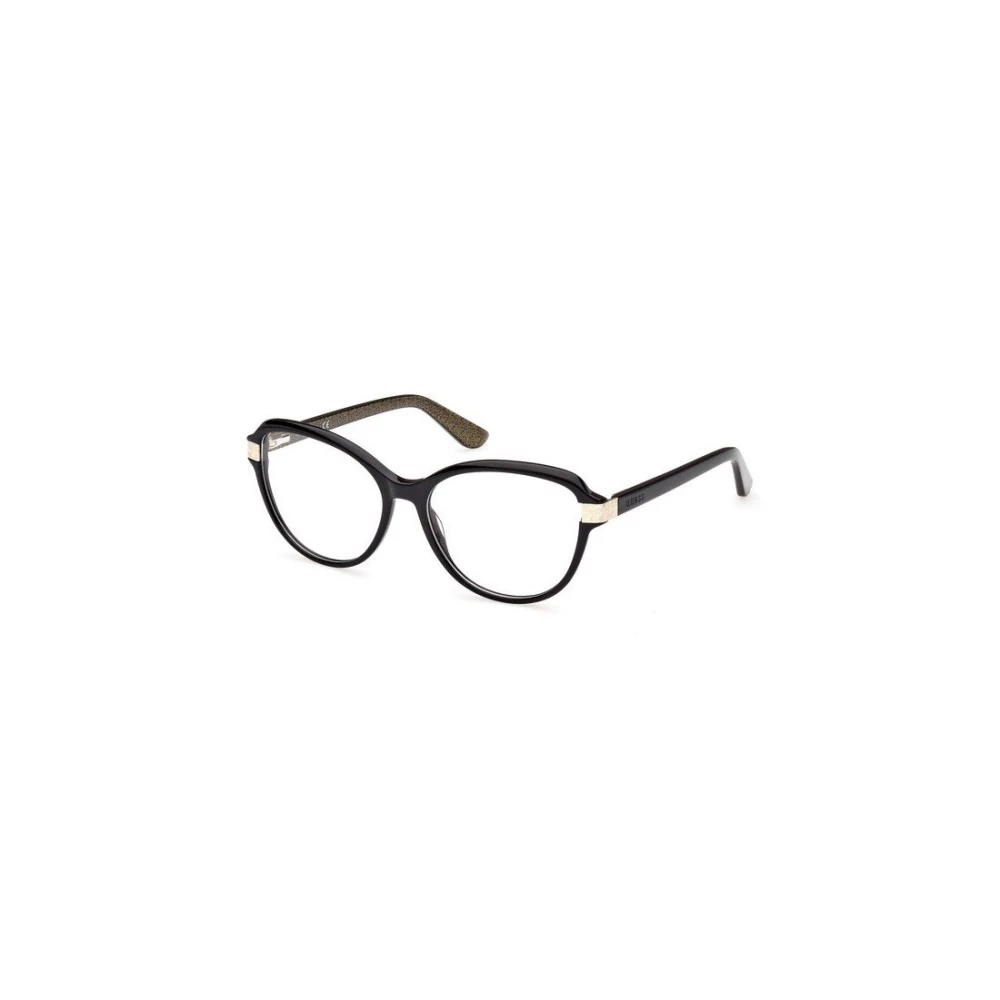 Guess Women's Black Glasses, 55 Mm, Cat-Eye Optical Frame