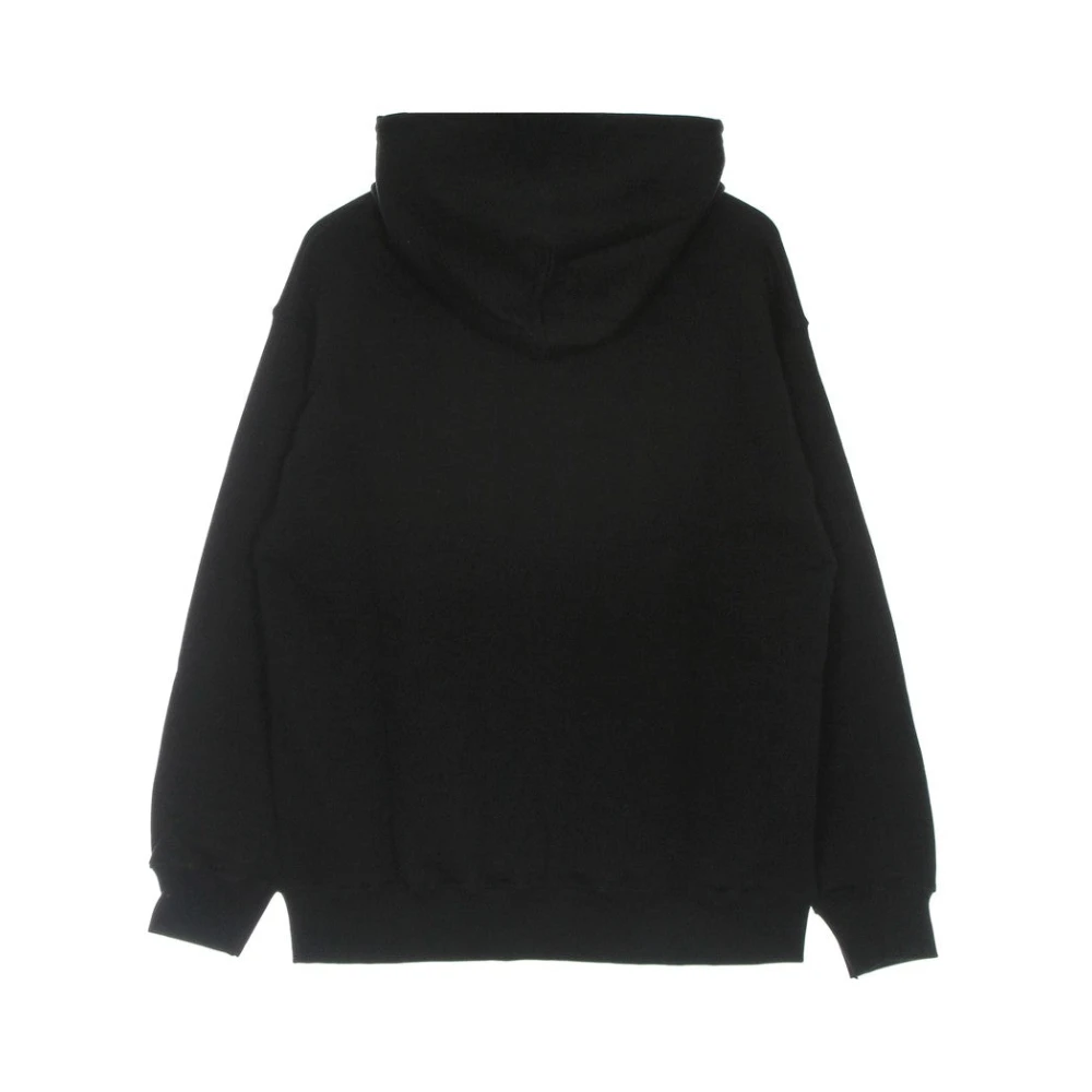Propaganda Zwarte Hoodie met Kangoeroezak Black Heren
