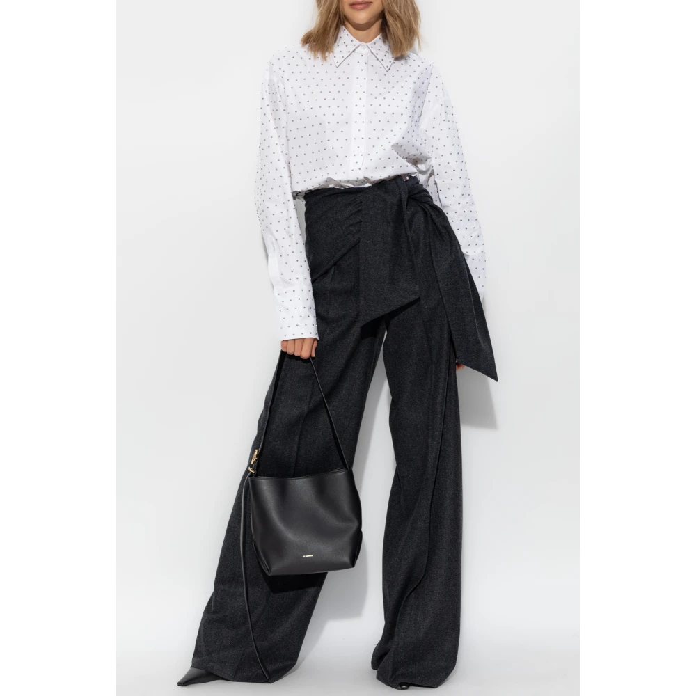 Max Mara Wollen broek Arsenio Gray Dames