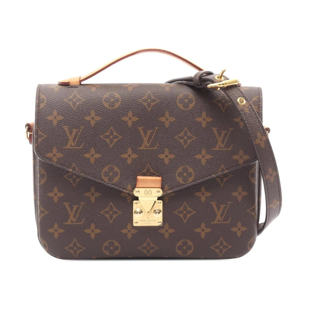 Louis Vuitton Vintage Women's Brown Pre-Owned Vintage Monogram Satchel Bag