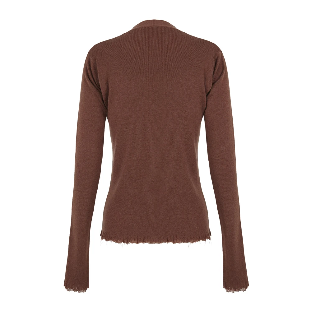 Cortana Ojala wollen en kasjmier vest blush Brown Dames