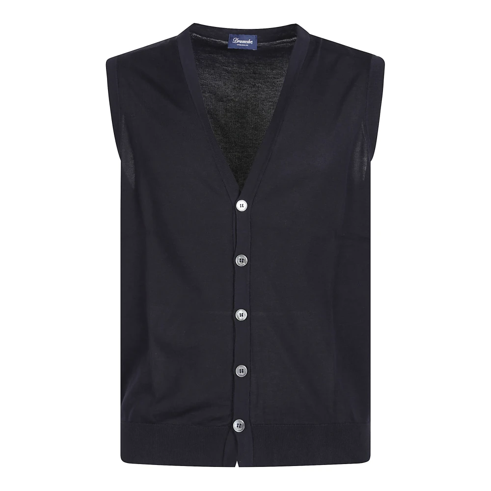 Drumohr - Jackets > Vests - Blue - Drumohr - Modalova