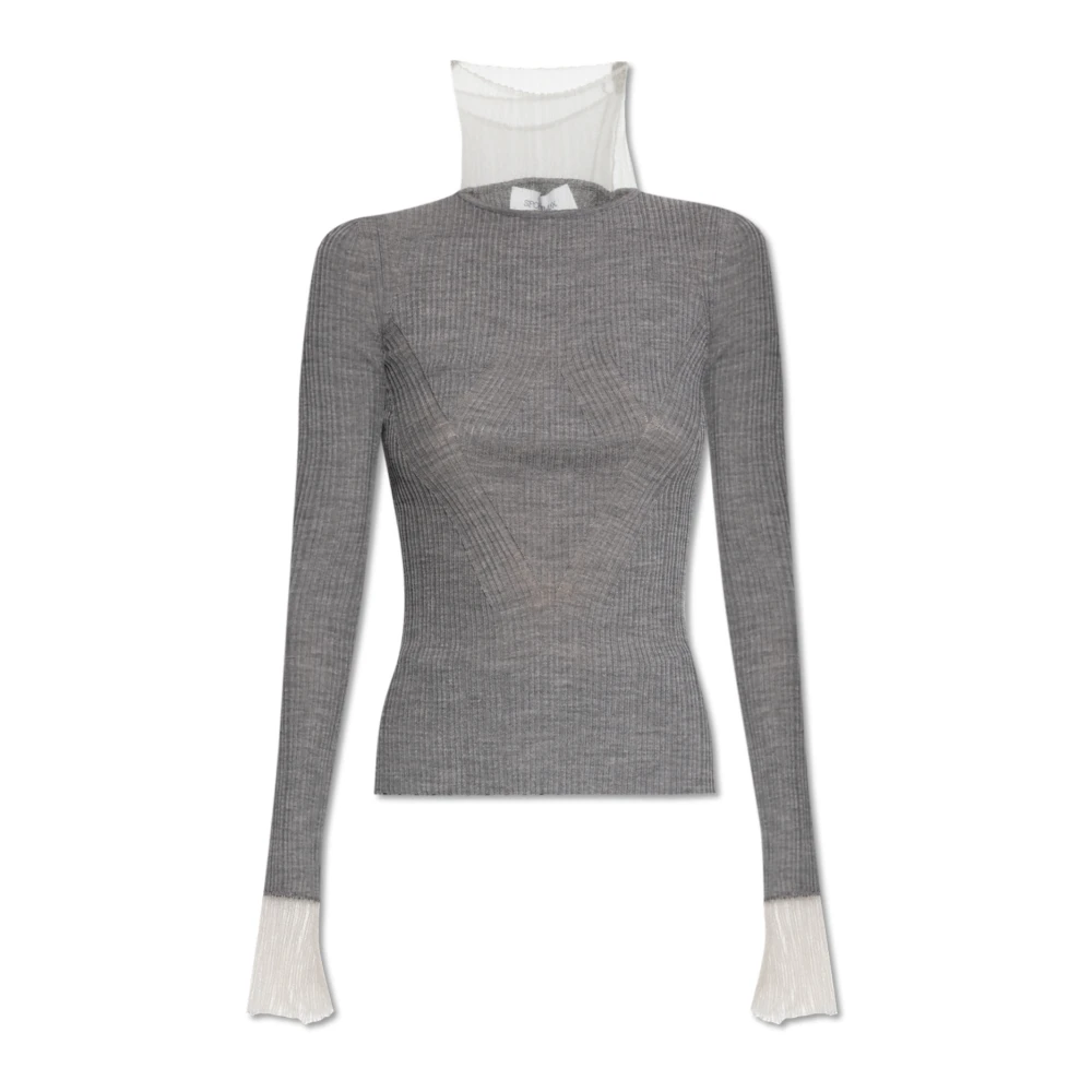 SPORTMAX Turtleneck Derris Gray Dames