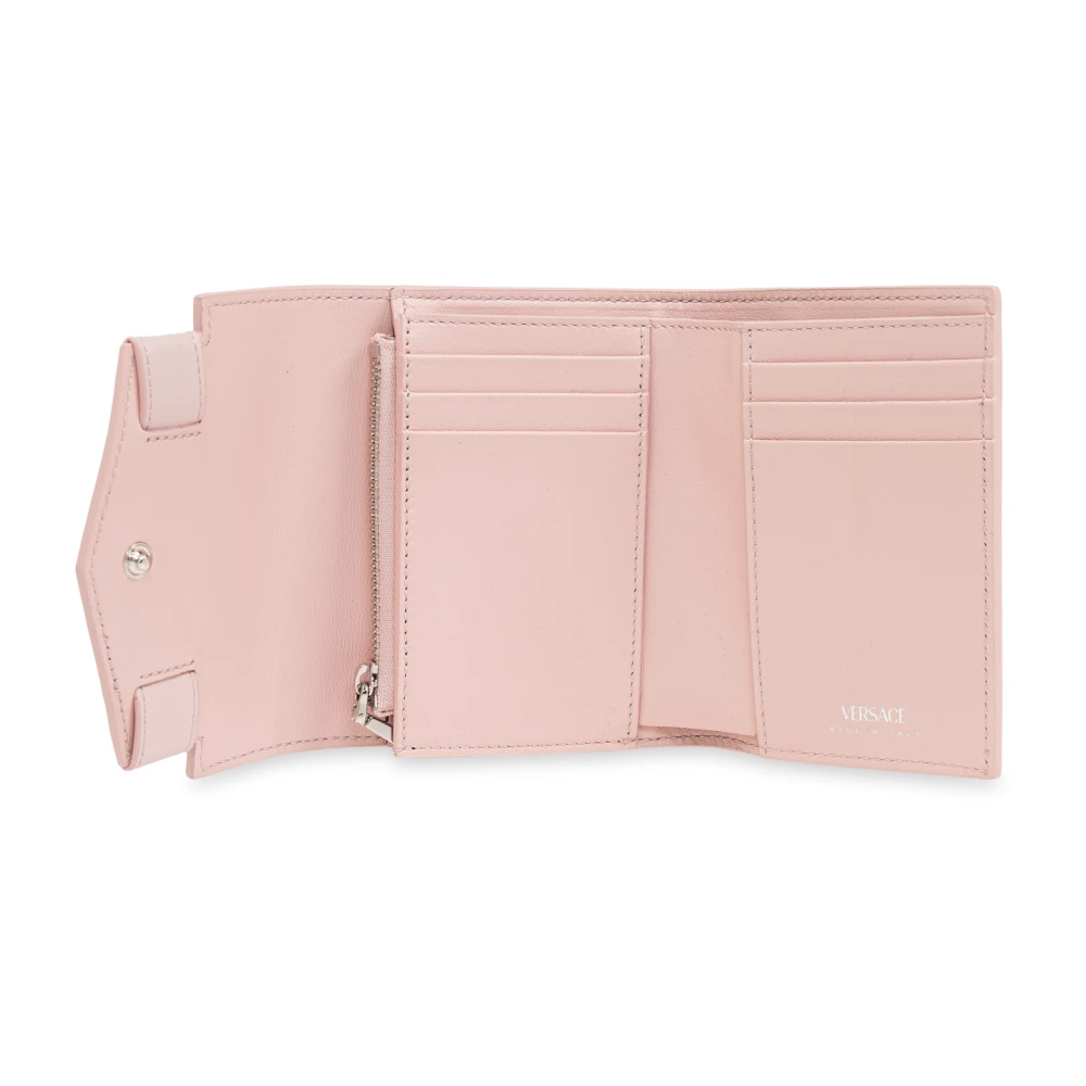 Versace Leren portemonnee Pink Dames