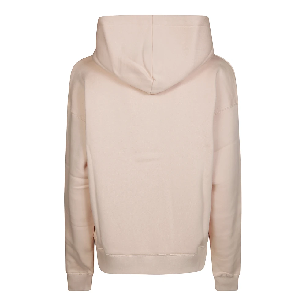 Maison Kitsuné Vos Hoofd Patch Hoodie Pink Dames