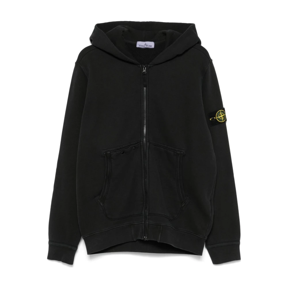 Stone Island Svart Tröja Kollektion Black, Herr