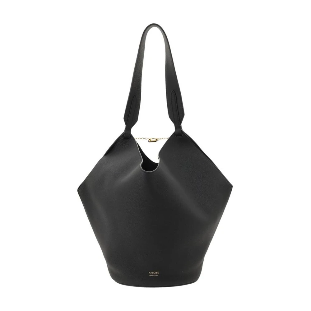 Khaite Geometrisch Leren Kleine Schoudertas Black Dames