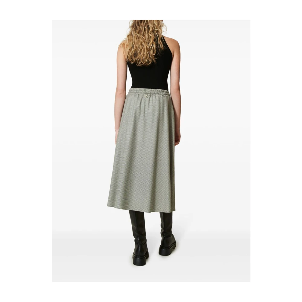 Twinset Zwarte Rok Gray Dames