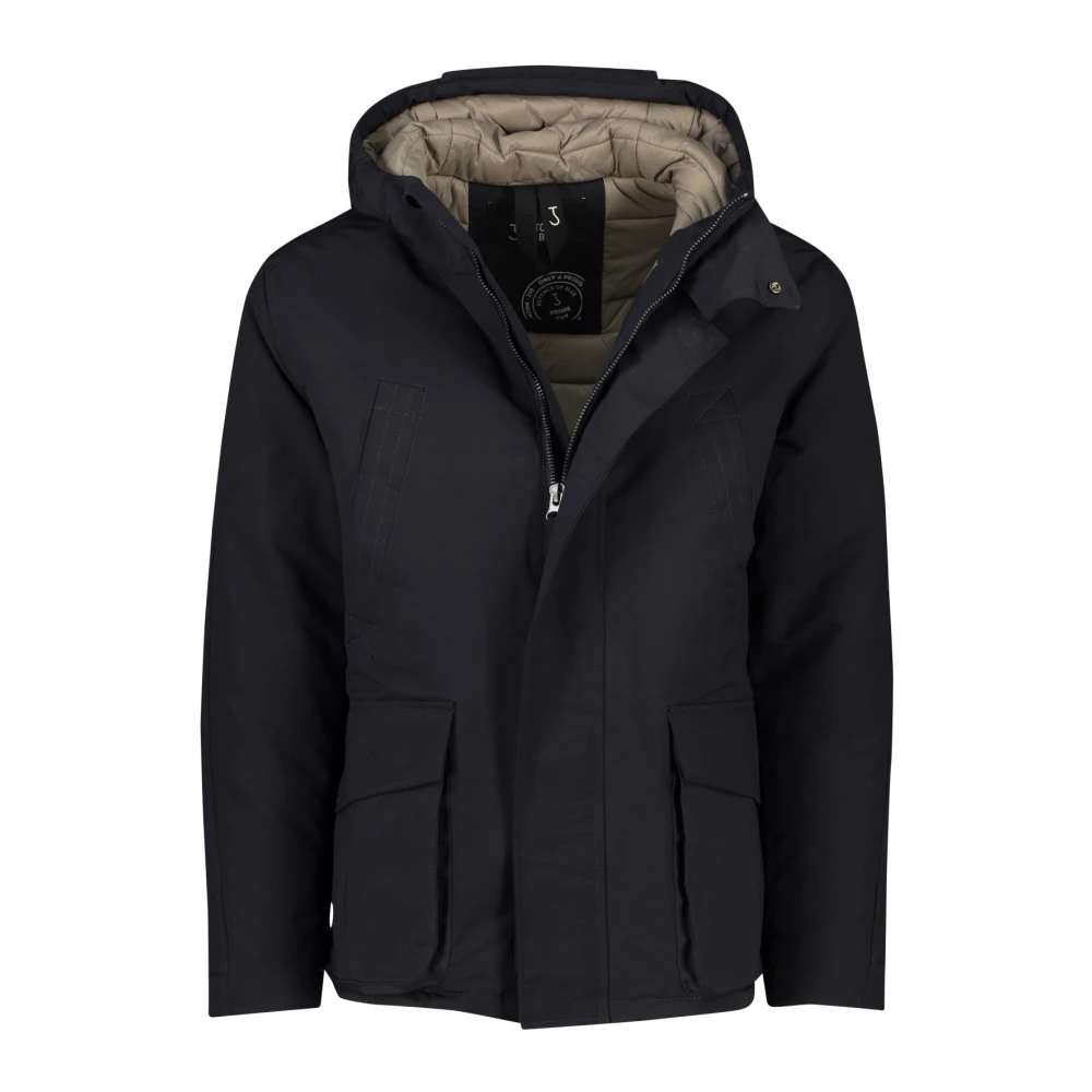 Butcher of Blue Blauwe Winterjas Blue Heren