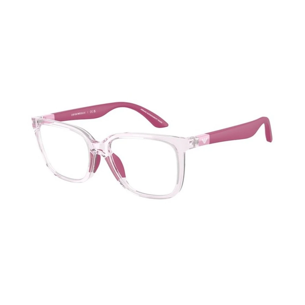 Emporio Armani Pink Glasses, Unisex, 47 Mm, Optical Frame