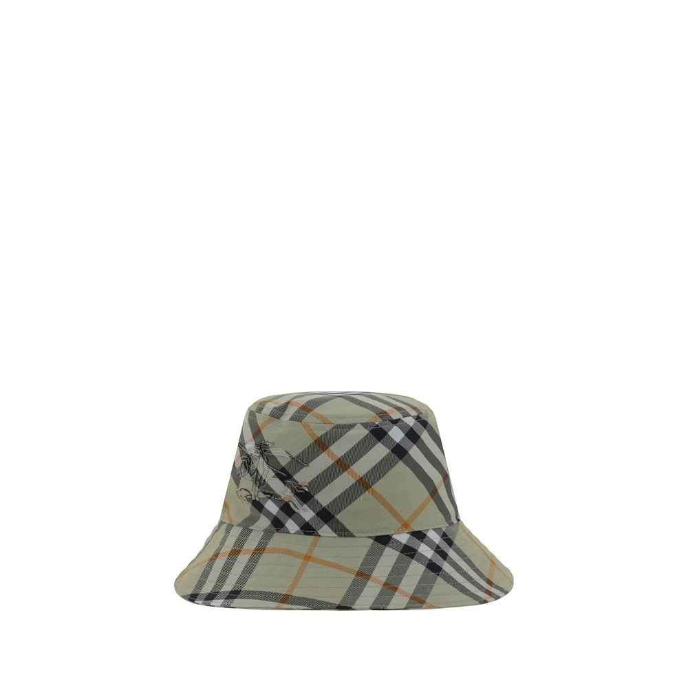 Burberry Geruite Bucket Hat Multicolor Dames