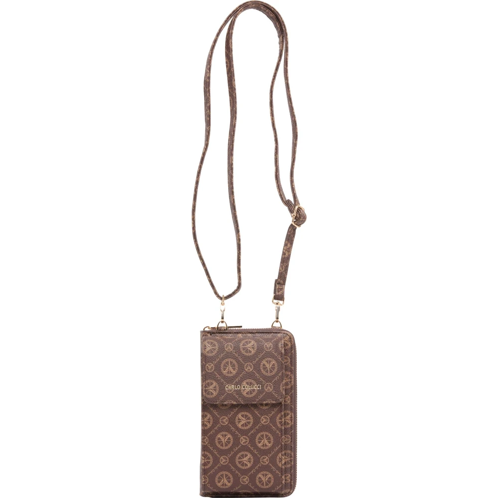 Carlo Colucci Women's Brown Cross Body Bags, One Size, Case Delacruz