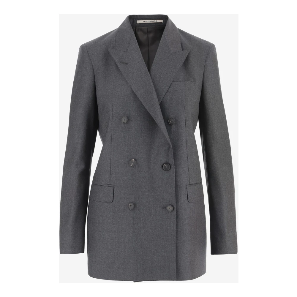 Tagliatore Women's Gray Jasmine Jacket - Blazers - Xl - Jackets