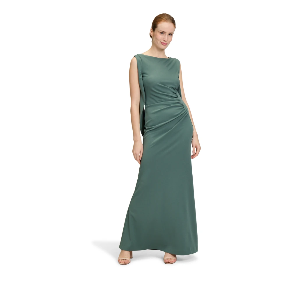 Vera Mont Elegante Kant Avondjurk Green Dames