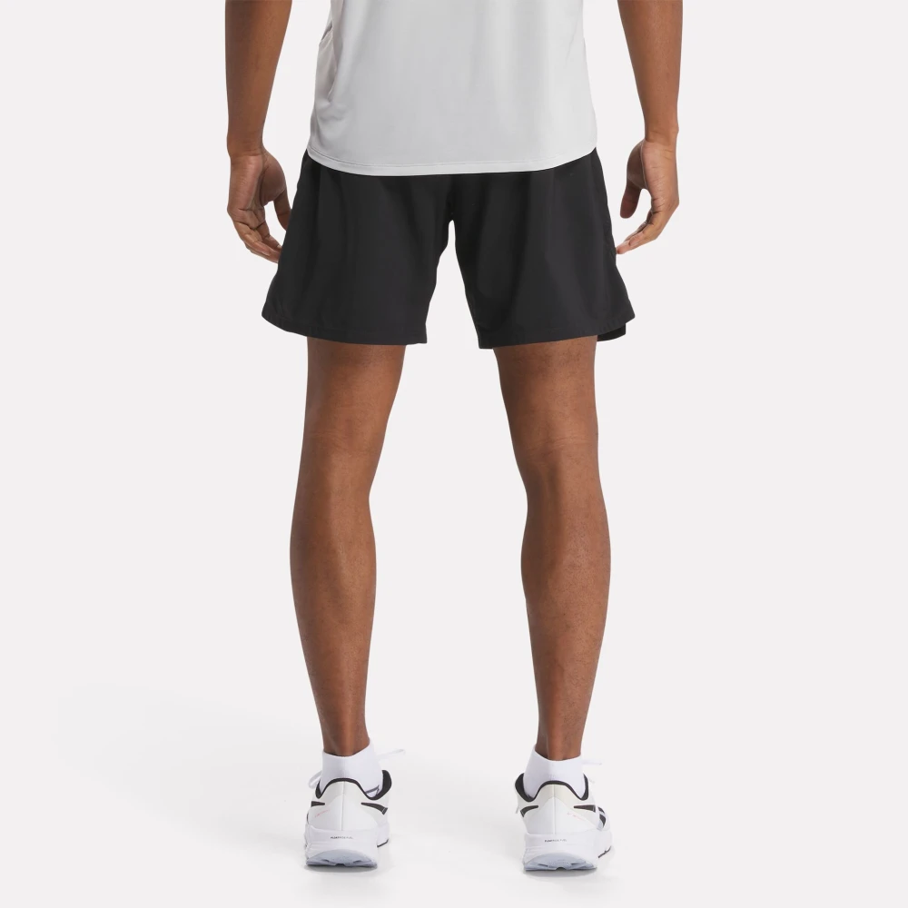 Reebok Prestatie Hardloopshorts voor Actieve Levensstijl Black Heren
