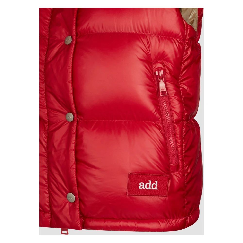 add Daunenweste IN Glänzendem Nylon Red Dames