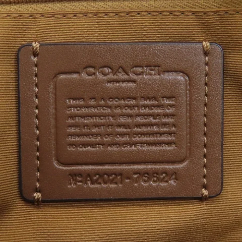 Coach Pre-owned Leather backpacks White Dames
