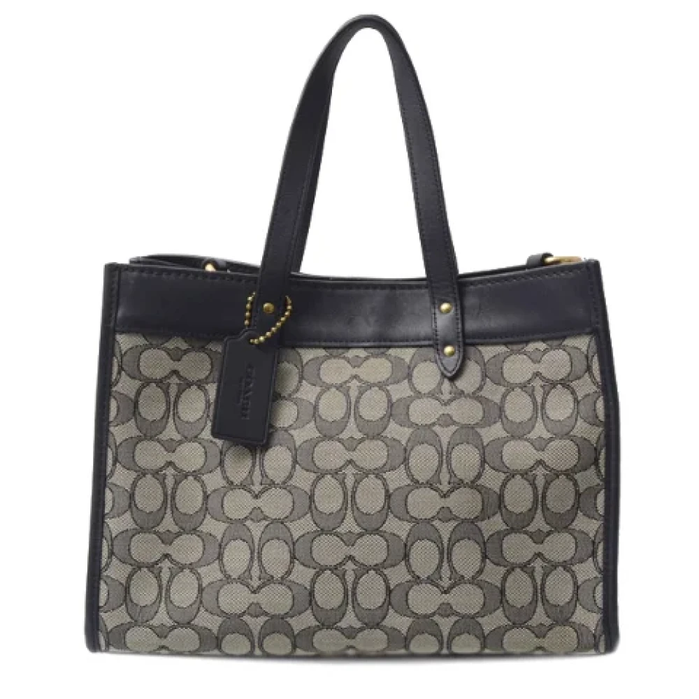 Coach Pre-owned Fabric handbags Blue Dames