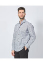 chemise-homme-en-coton-avec-micro-motif-all-over