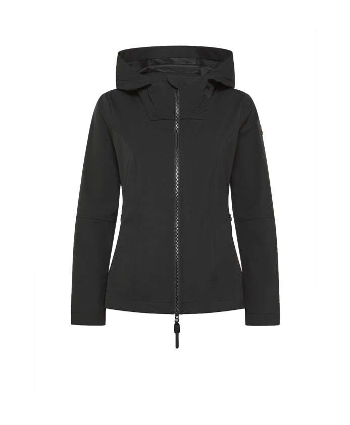svart-windbreaker-jacka-med-huva