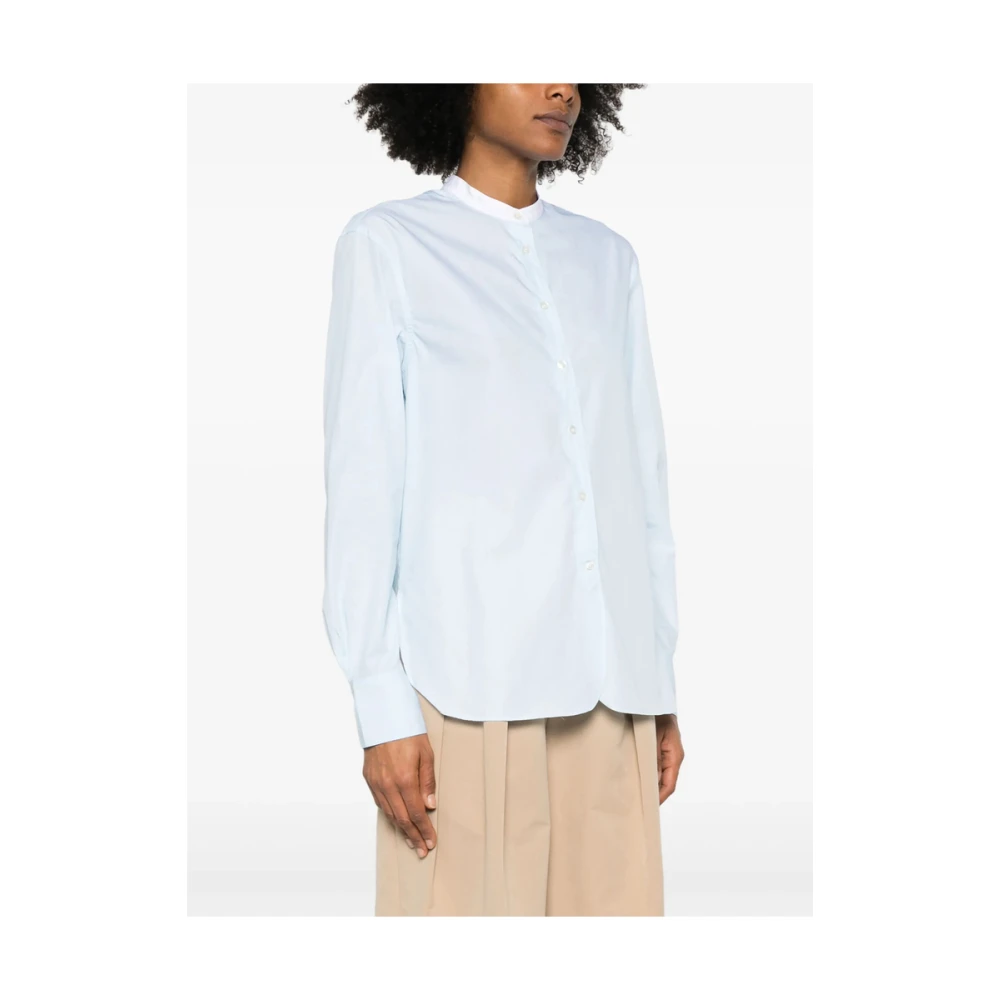 Soeur Elektrisch Blauwe Blouse met Plooien Blue Dames