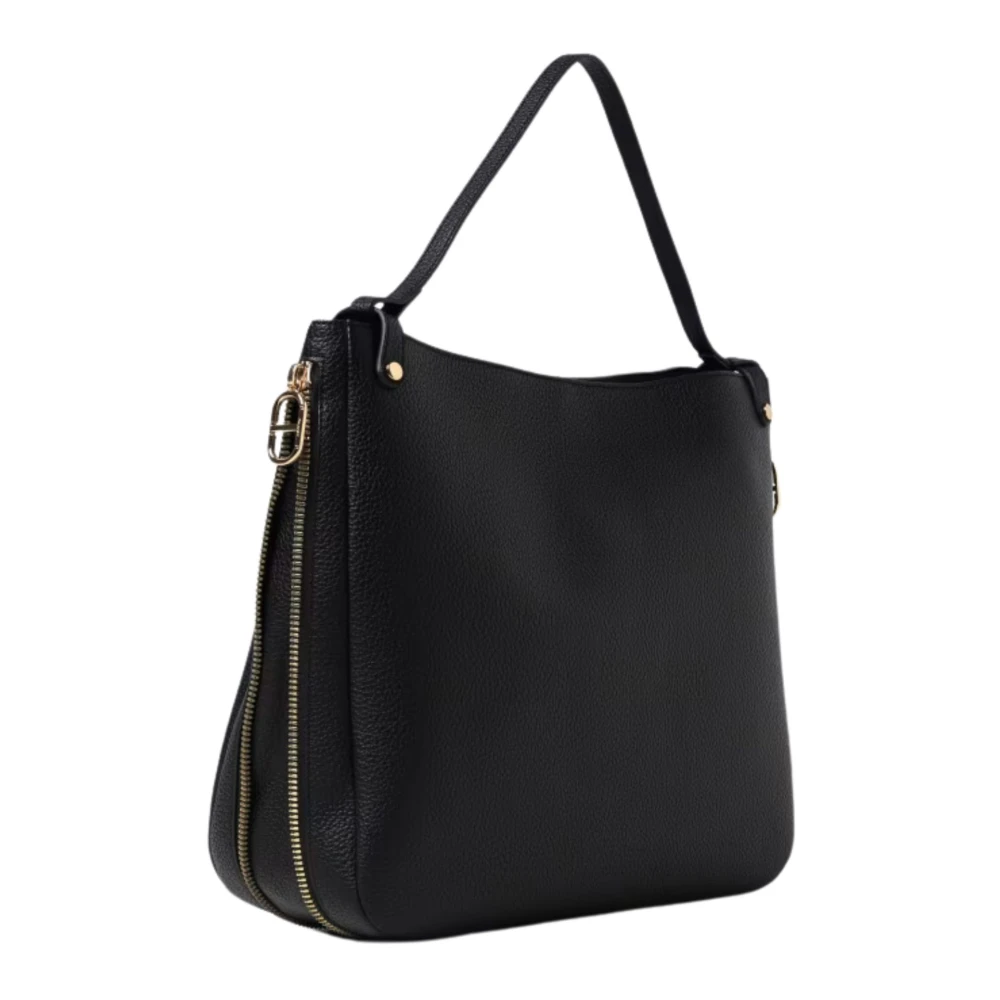 Twinset Zwarte schoudertas met rits Black Dames