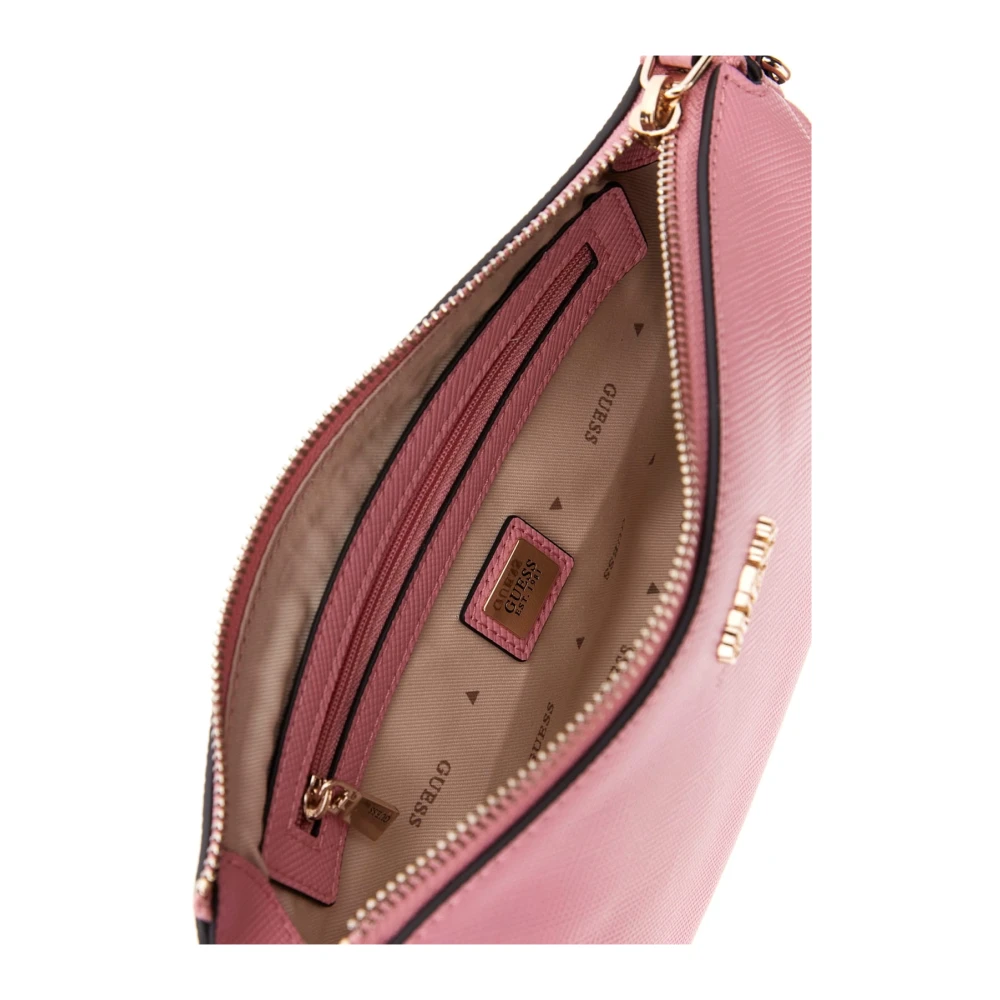 Guess Stijlvolle Mini Crossbody Tas met Logo Black Dames